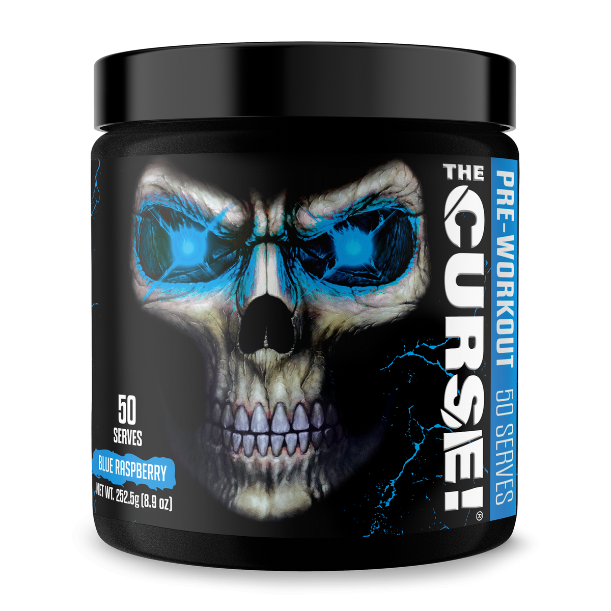 JNX Sports The Curse - pot framboise bleue 50 doses