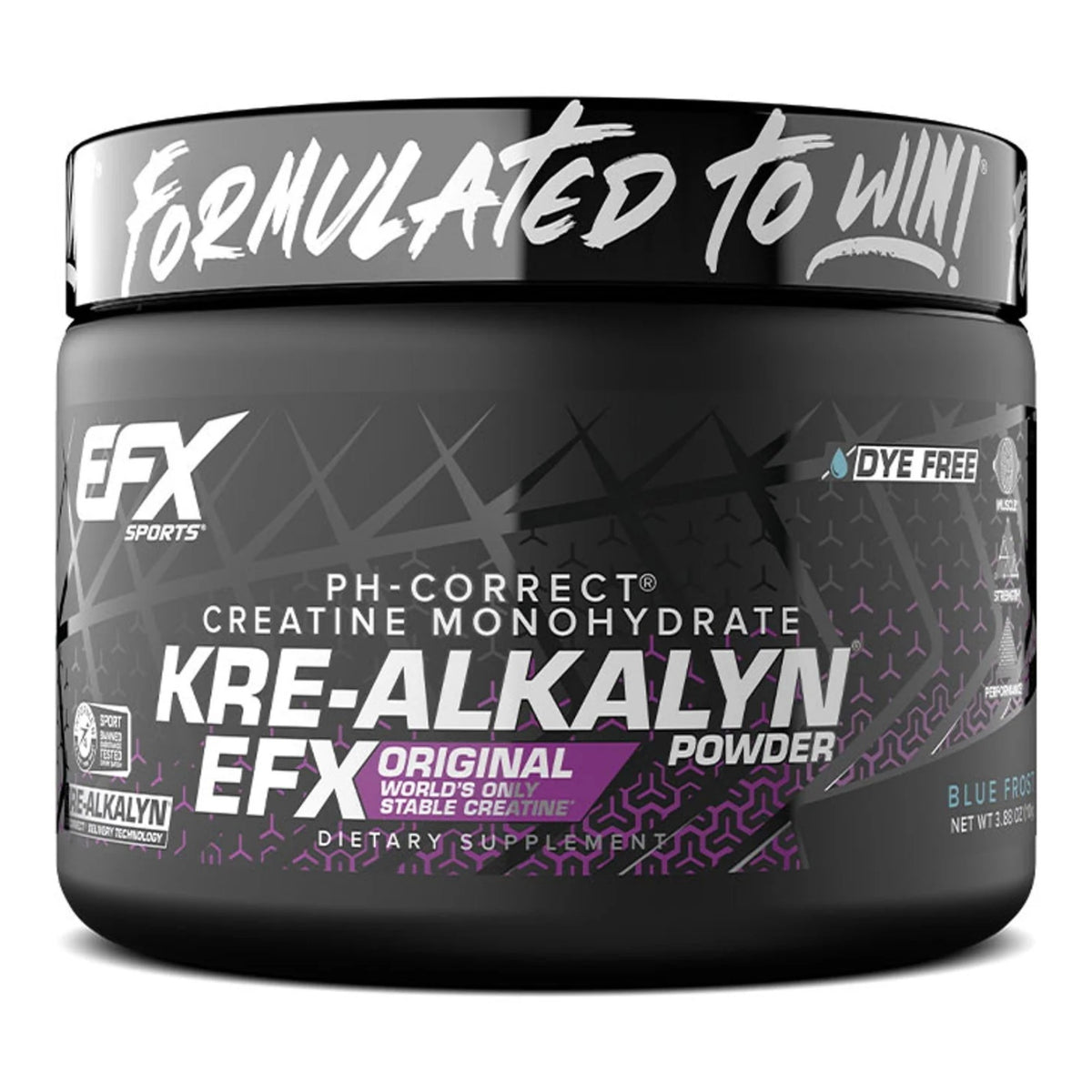 EFX Sports Kre-Alkalyn Poudre — Blue Frost 110 g