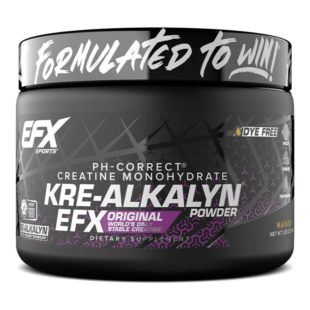 EFX Sports Kre-Alkalyn Poudre — Mangue 110 g