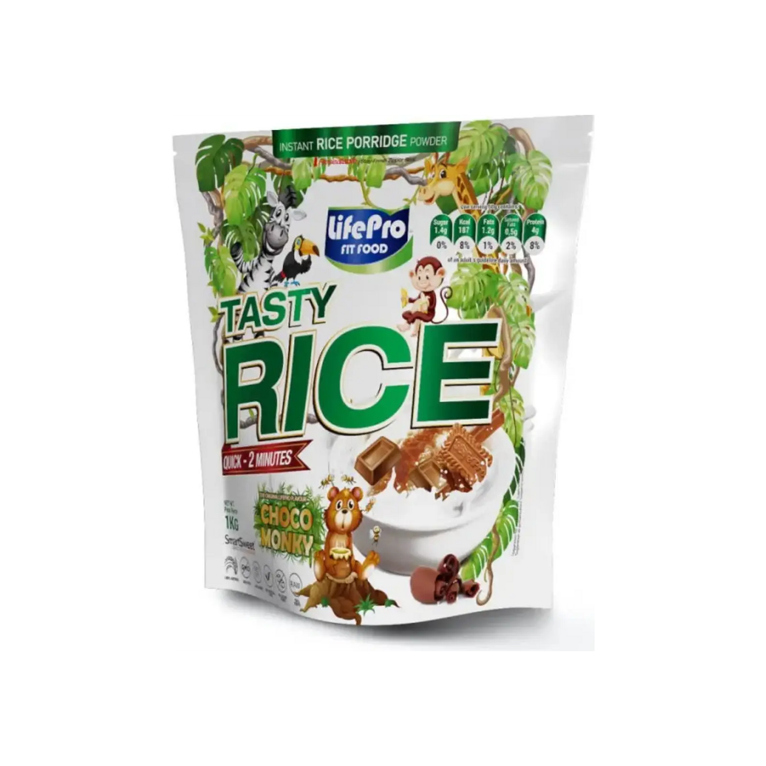 Life Pro Nutrition Tasty Rice 1 kg - creme de riz instantanee pour le sport