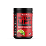 MuscleMeds Nitro Lift Pre-Workout saveur Cherry Lime, pot de 518 g