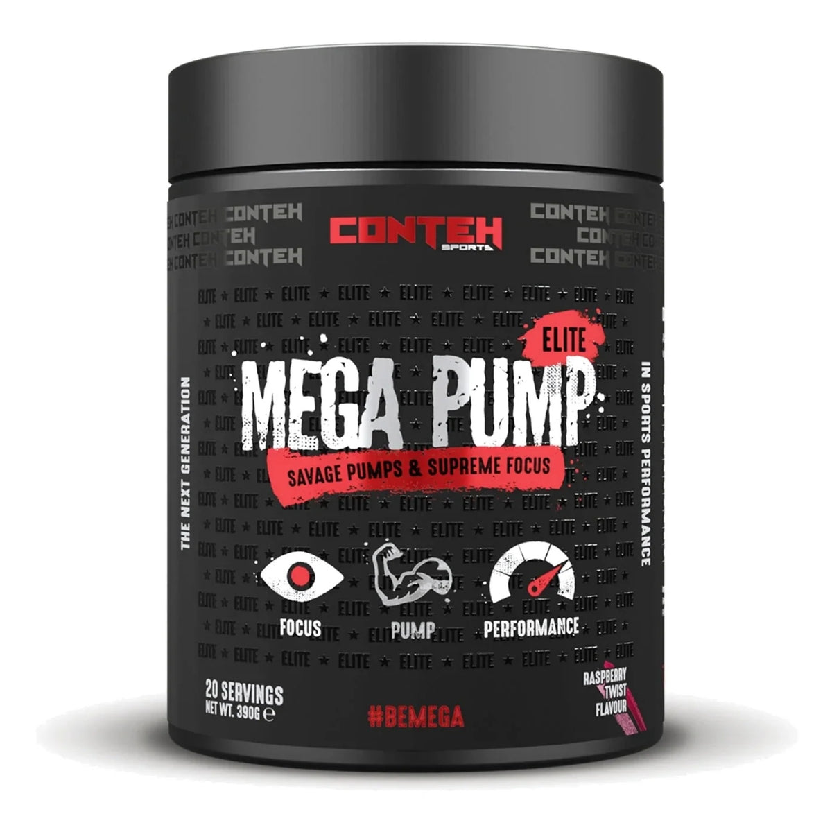 Conteh Sports Mega Pump Elite Framboise