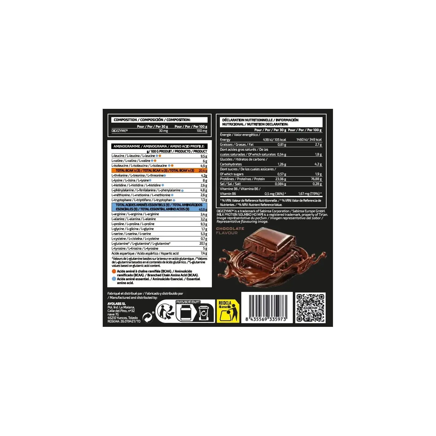 Milk Protein Isolate 100 - IO.Genix Milk Protein Isolate IO.GENIX