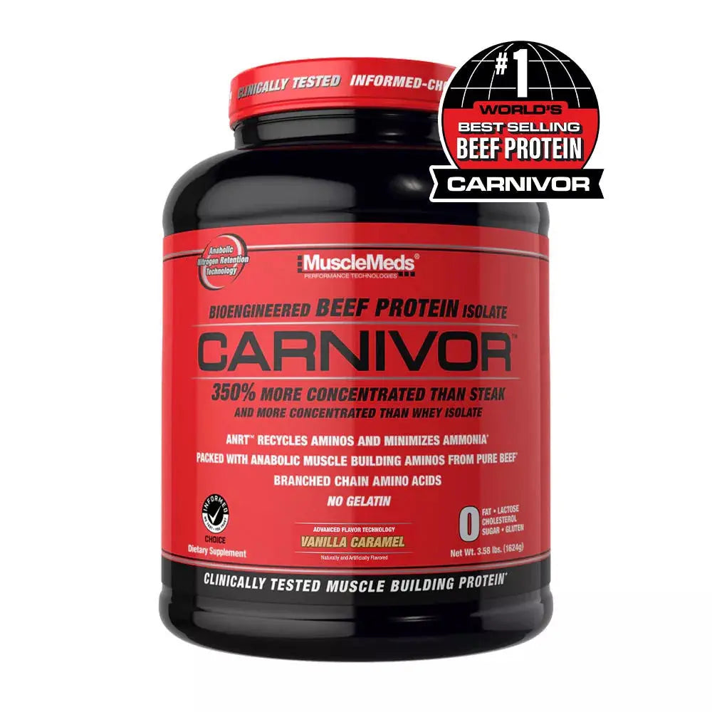 MuscleMeds Carnivor Beef Protein - Isolat Protéine Bœuf Hydrolysé MuscleMeds