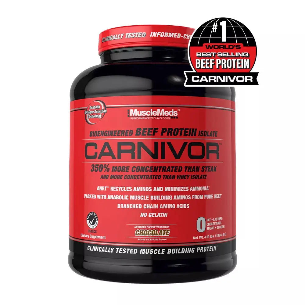 MuscleMeds Carnivor Beef Protein - Isolat Protéine Bœuf Hydrolysé MuscleMeds