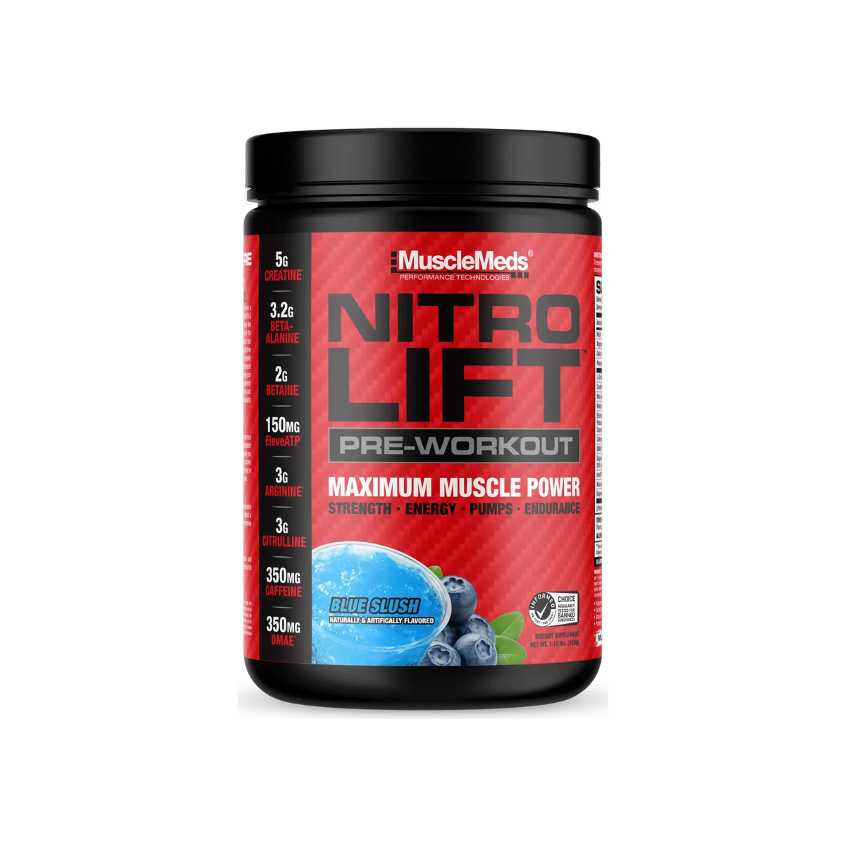 MuscleMeds Nitro Lift - pre workout pour la congestion et l energie