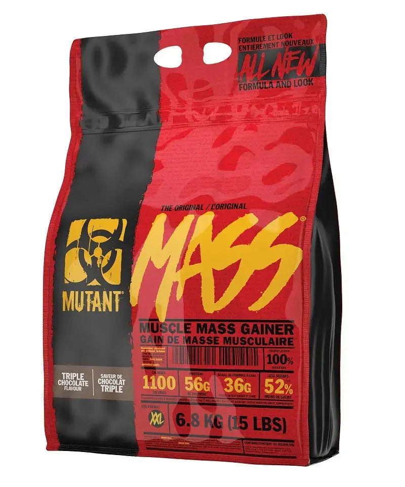 Mutant Mass gainer en poudre haute-calorie pour prise de masse et récupération Mutant