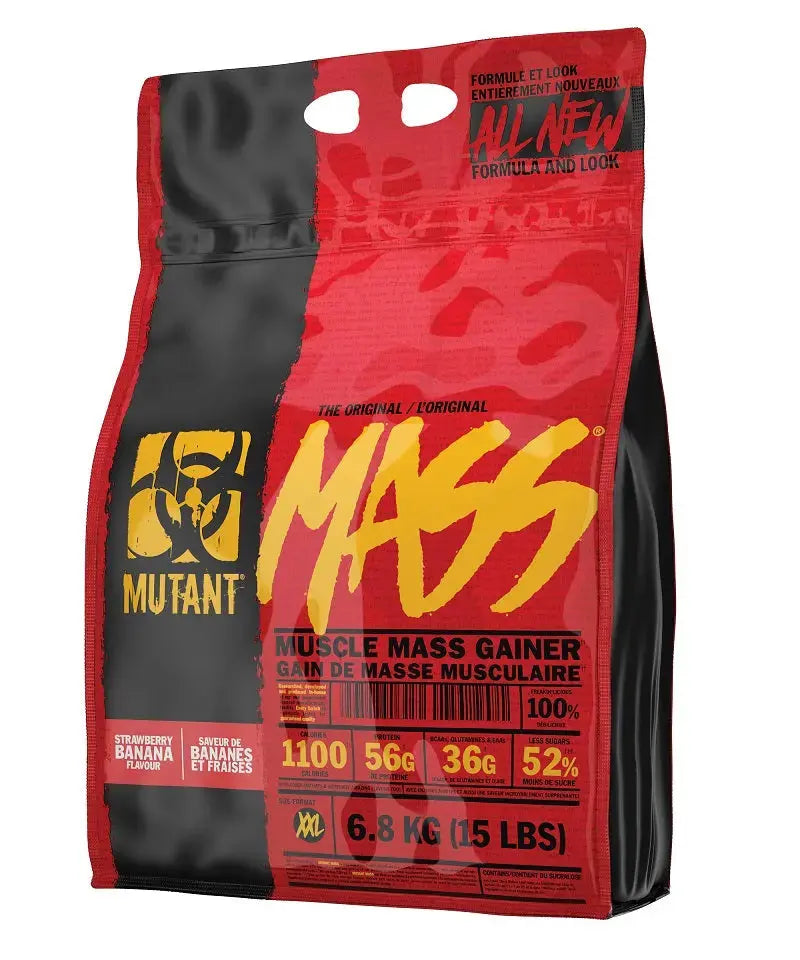 Mutant Mass gainer en poudre haute-calorie pour prise de masse et récupération Mutant