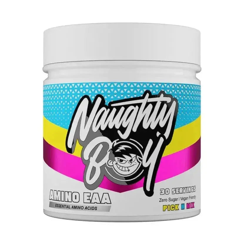Naughty Boy Amino EAA 350g - Fermentation Végétalienne & 30 Portions Naughty Boy