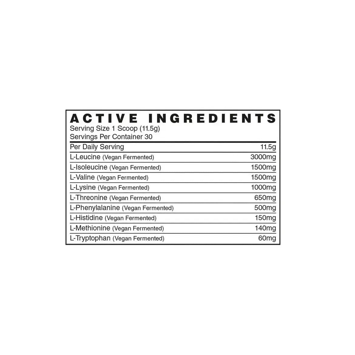 Naughty Boy Amino EAA 350g - Fermentation Végétalienne & 30 Portions Naughty Boy