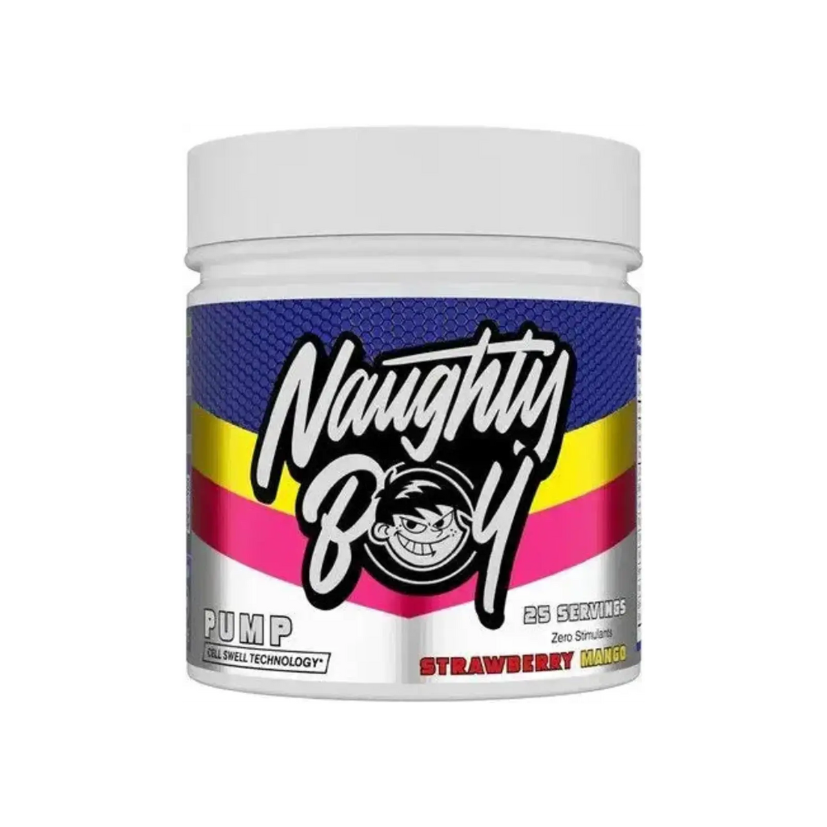 Naughty Boy PUMP, pre-workout sans stimulant en poudre concentrée 400 g