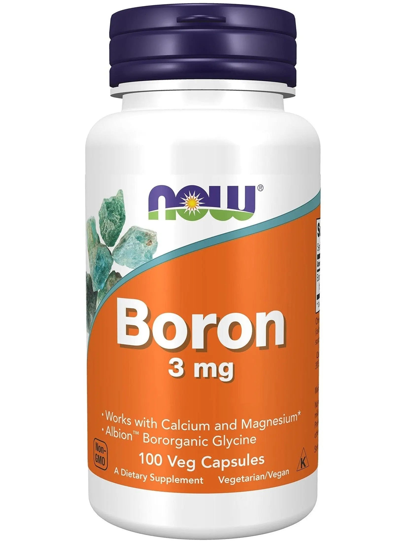 Now Foods Boron 3mg 100caps NOW FOODS