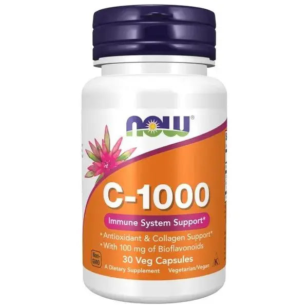 Now Foods C-1000 - Vitamine C 1000mg Capsules Bioflavonoids NOW FOODS