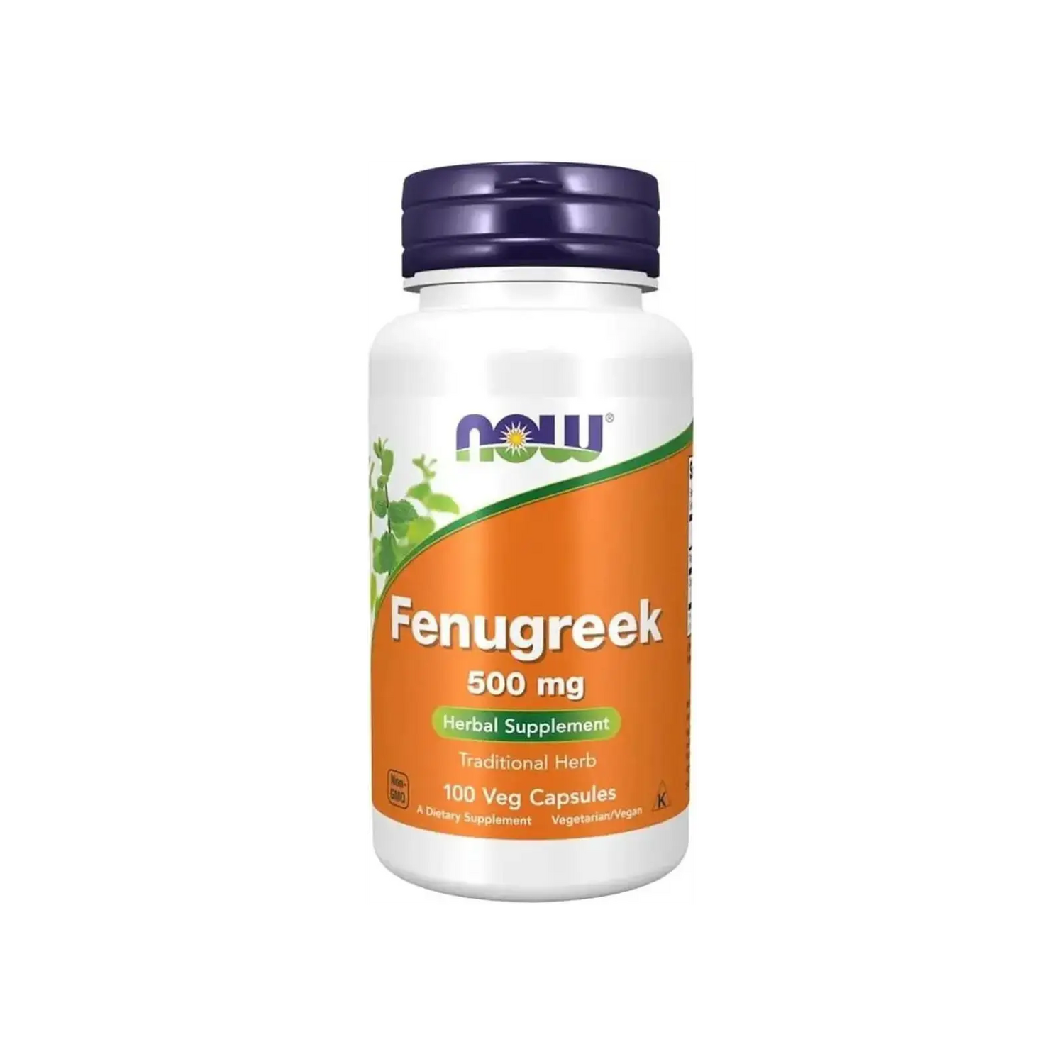 Now Foods Fenugreek 500 mg, fenugrec Trigonella traditionnel