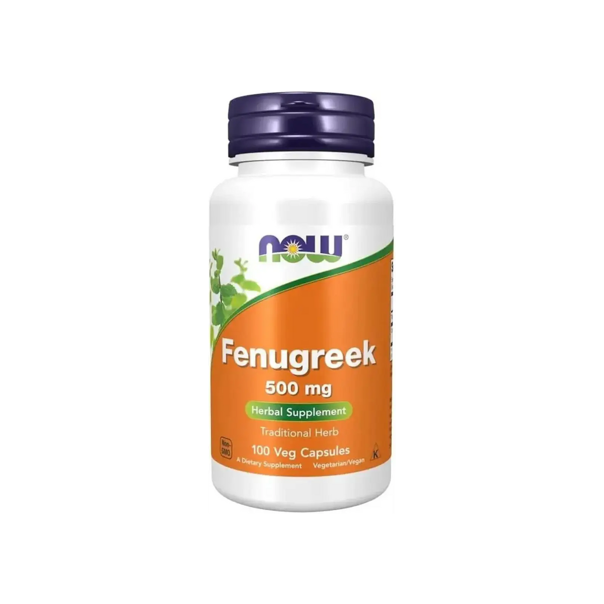 Now Foods Fenugreek 500 mg, fenugrec Trigonella traditionnel
