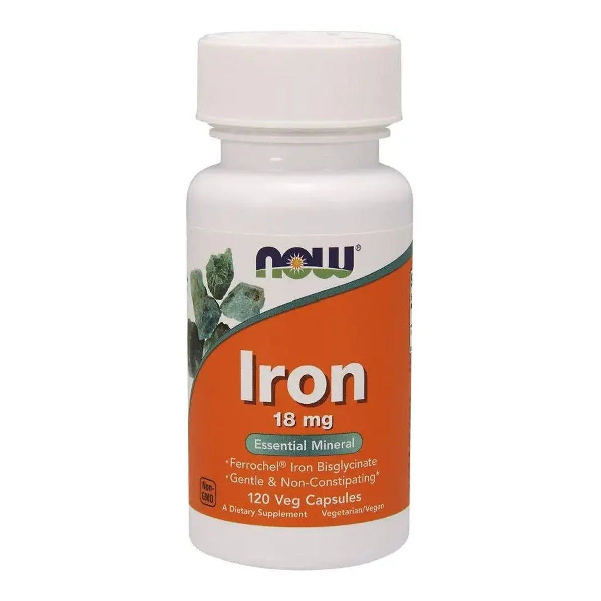 Now Foods Iron 18mg - Bisglycinate Fer Chélaté Absorption NOW FOODS