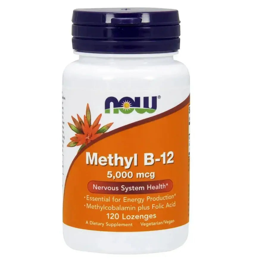 Now Foods Methyl B-12 5000mcg - Vitamine B12 Bioactive Méthylée NOW FOODS
