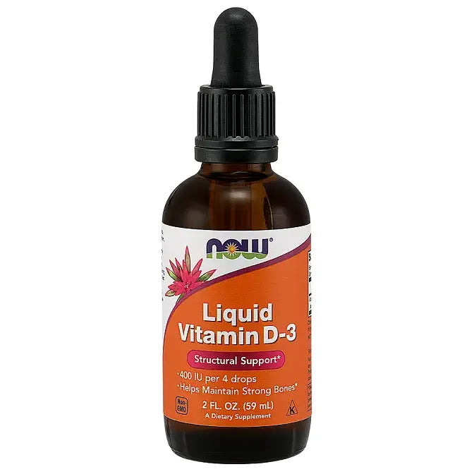 Now Foods Vitamin D-3 Liquid - Vitamine D3 Format Liquide NOW FOODS