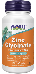 Now Foods Zinc Glycinate - Oligo-Élément Biodisponible NOW FOODS