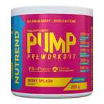 Nutrend Pump Pre Workout Caffeine-Free 225g - Maximum Pump Nutrend