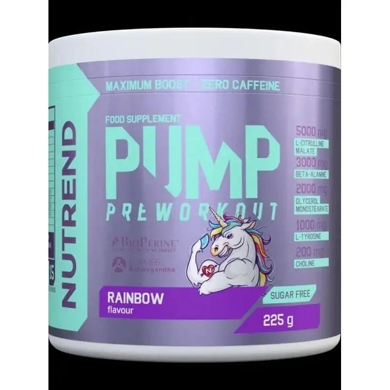 Nutrend Pump PreWorkout Sans Caféine 225g - Congestion Maximum Nutrend