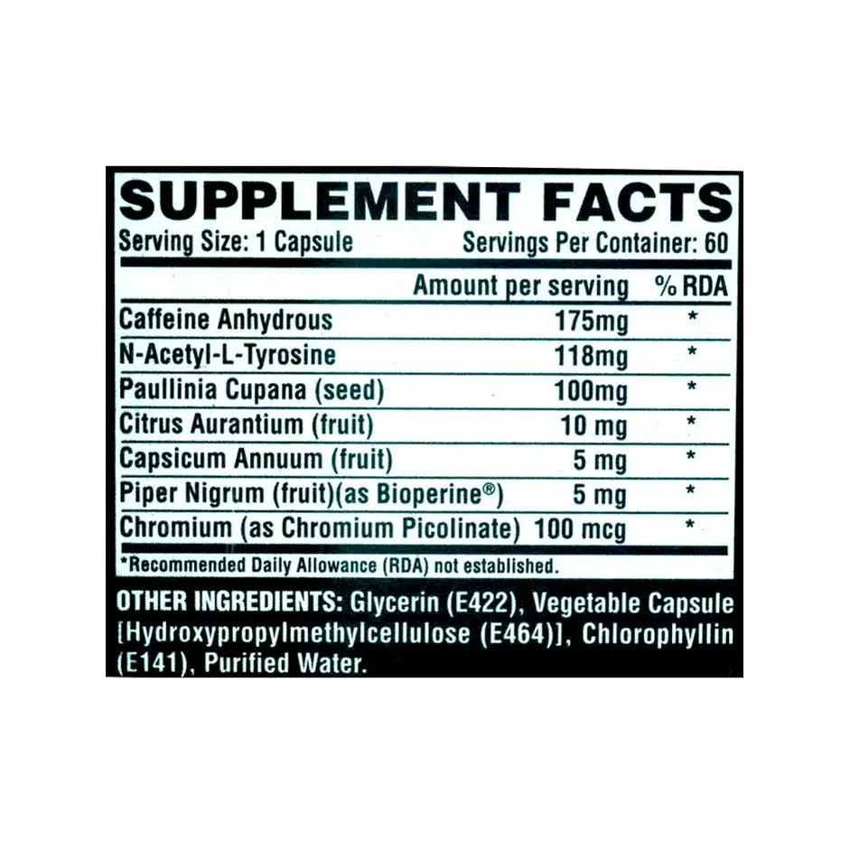 Nutrex Lipo 6 Black Ultra Concentrate 60 Caps - Brûleur Thermogénique Nutrex