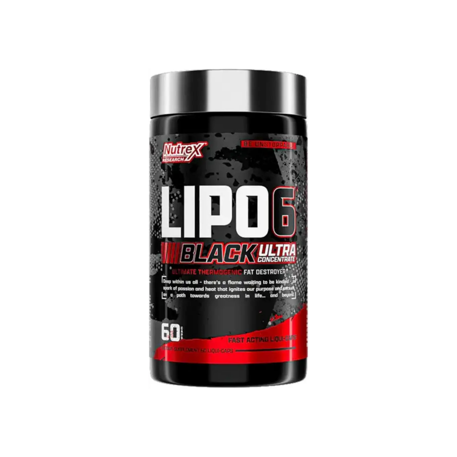 Nutrex Lipo-6 Black Ultra Concentrate 60 capsules, brûleur thermogénique