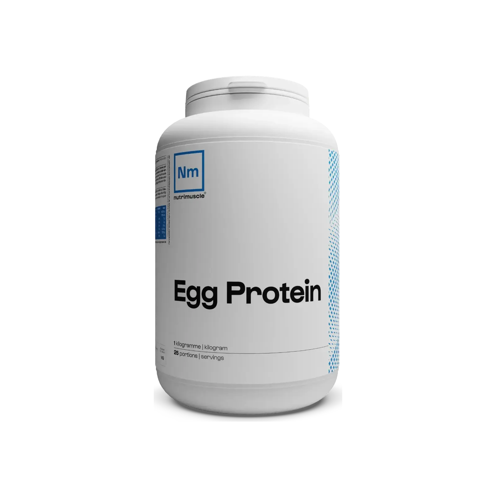 Nutrimuscle powdered egg protein - egg white 86 percent protein