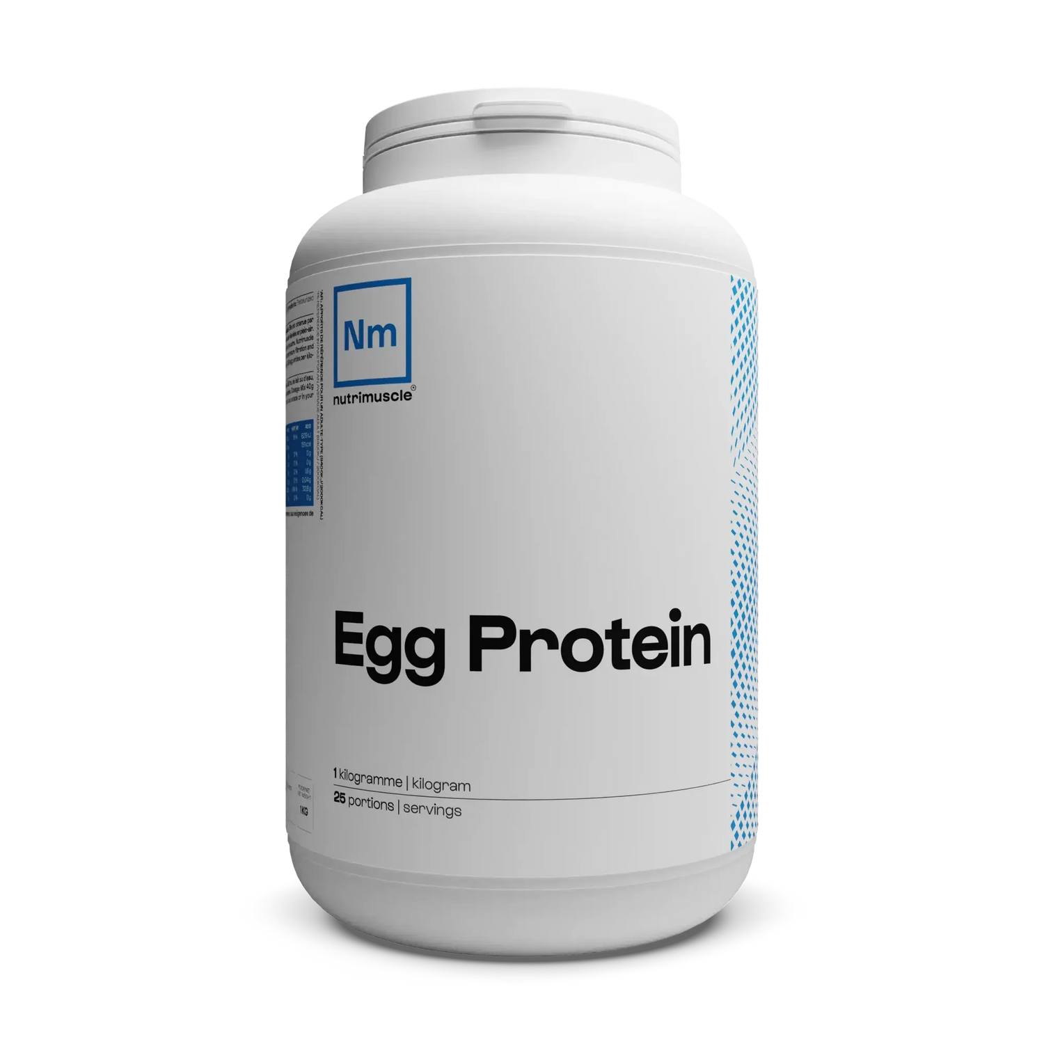 Nutrimuscle Protéine d'œuf en poudre - Blanc d'œuf 86% Protéines KISS NUTRITION