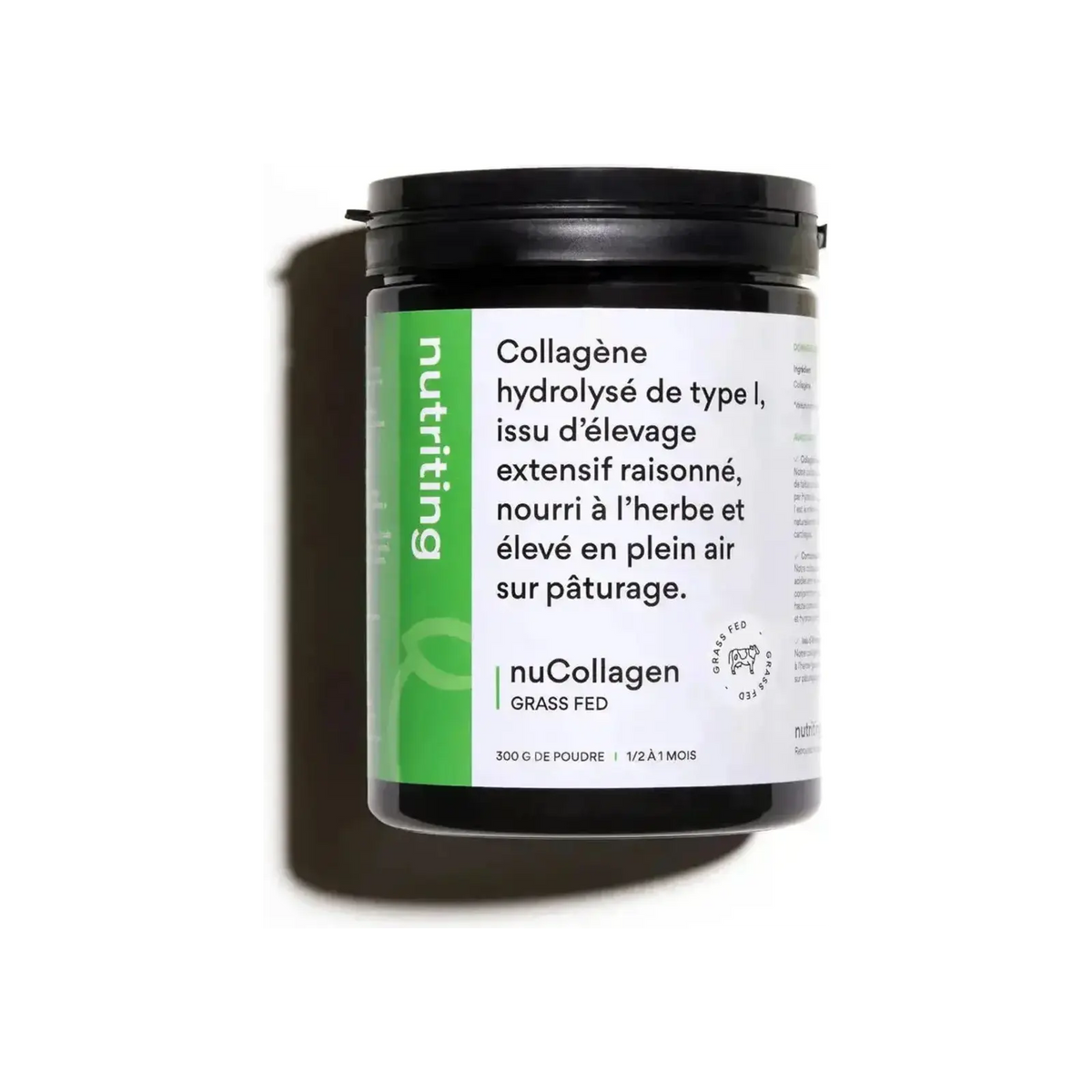Nutriting nuCollagen, premium grass-fed collagen with optimal absorption