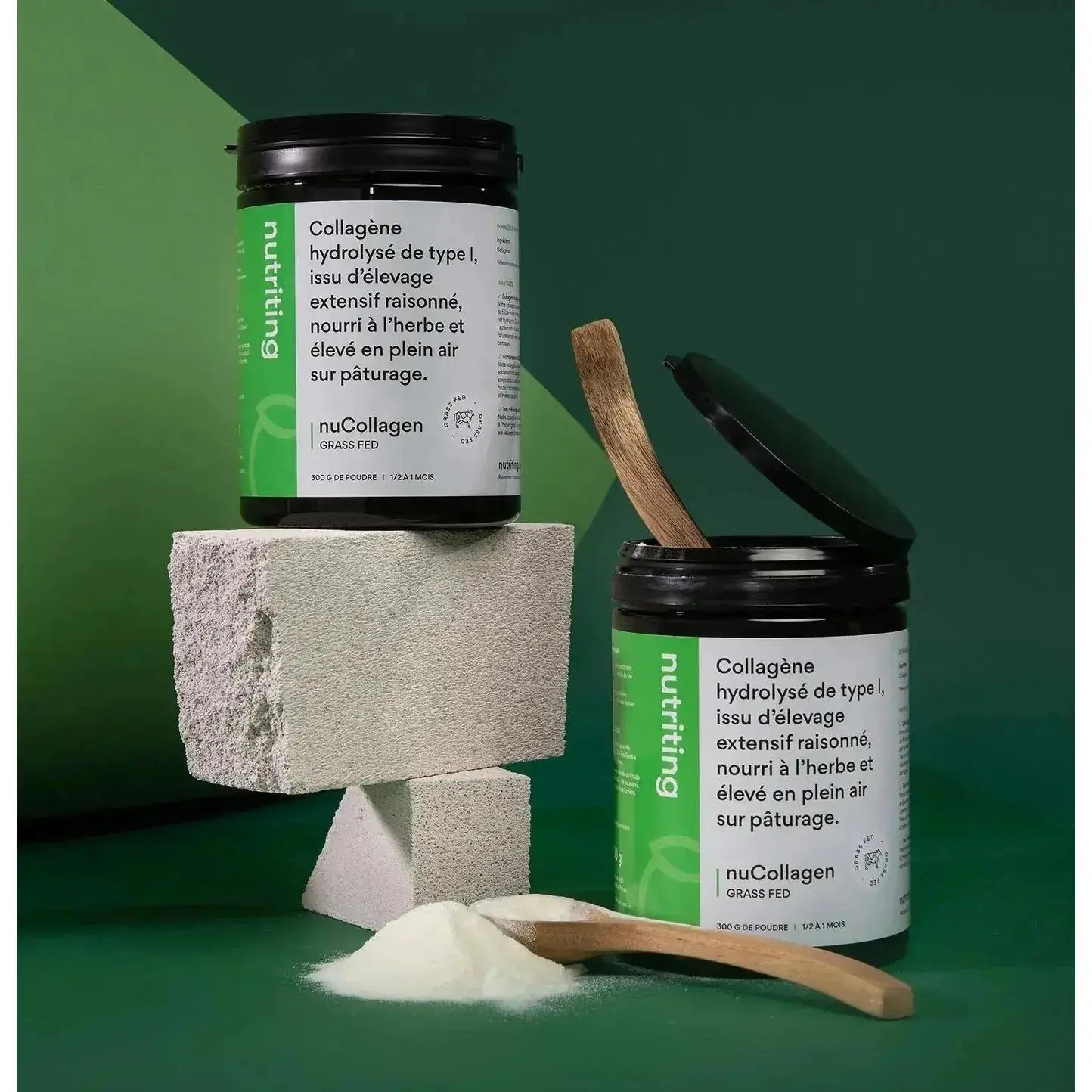 Nutriting nuCollagen Grass Fed - Collagène Premium & Absorption Optimale - KISS NUTRITION