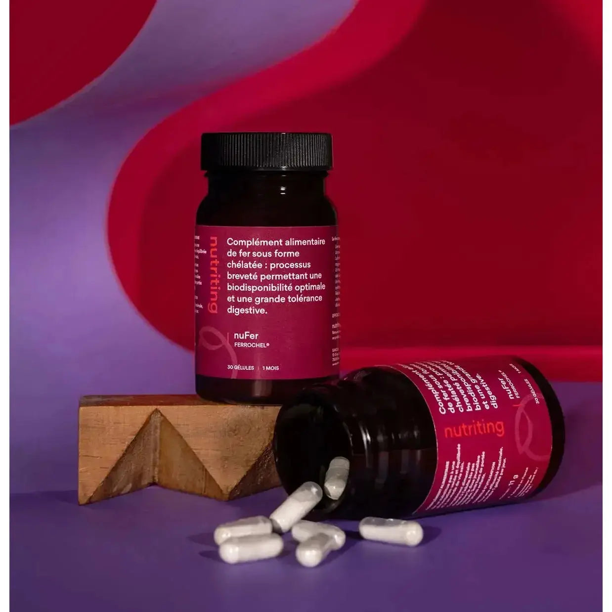 Nutriting nuFer - Fer Ferrochel Bisglycinate Dosage Physiologique NUTRITING