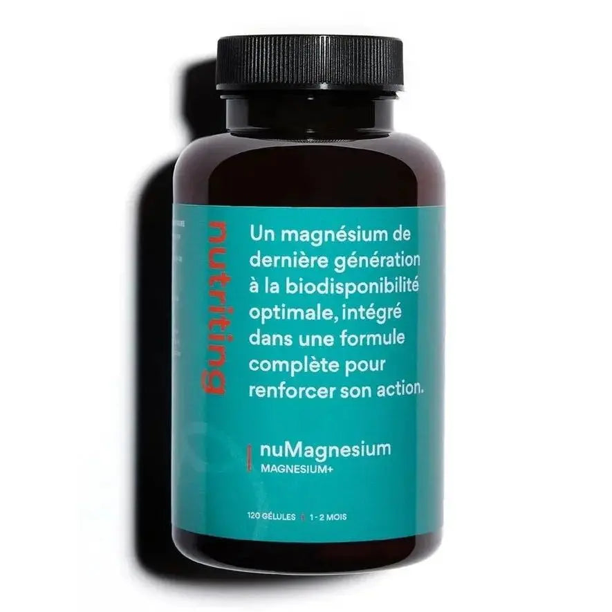 Nutriting nuMagnesium - Magnésium Stress Fatigue Biodisponible NUTRITING