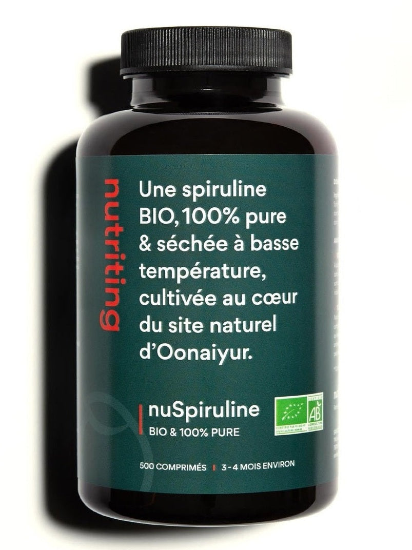 Nutriting nuSpiruline BIO NUTRITING KISS NUTRITION Montpellier
