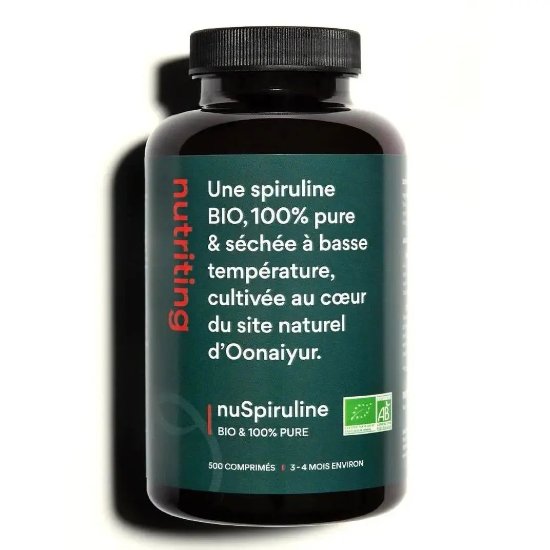 Nutriting nuSpiruline - Spiruline BIO Haute Concentration NUTRITING