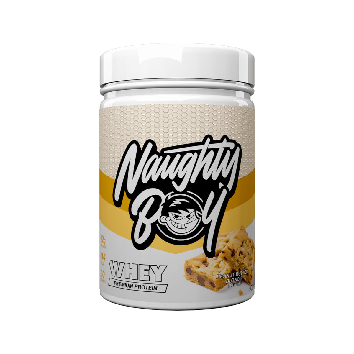 Pot de 900 g Naughty Boy Advanced Whey goût Peanut Butter Blondie