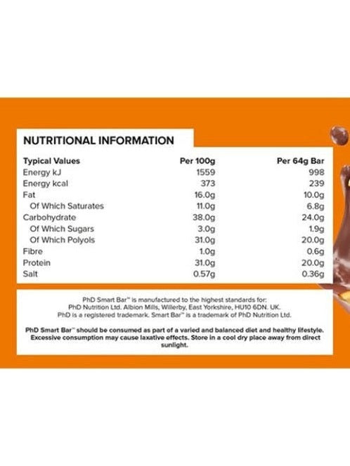 PHD Smart Bar PHD KISS NUTRITION Montpellier