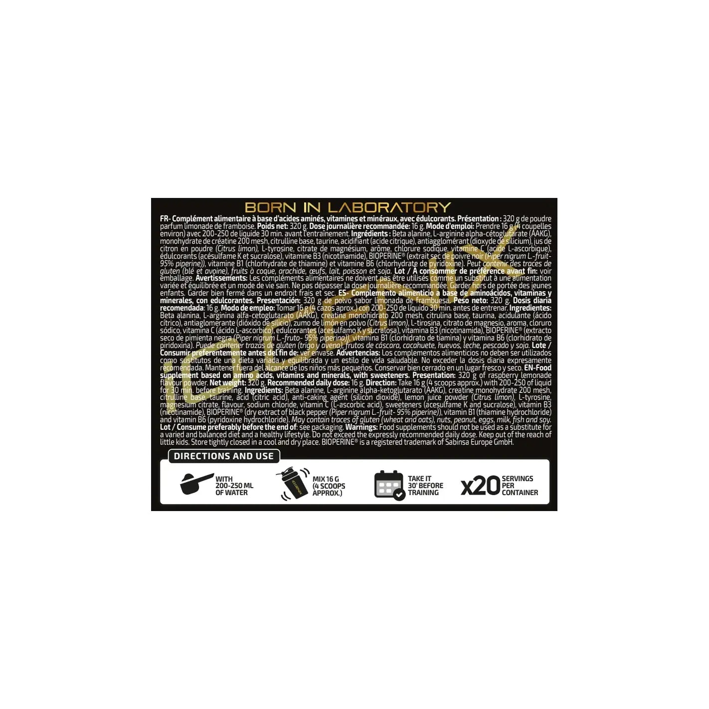 PreWork NOSTIM IO Genix - Performance Vasculaire Optimale IO.GENIX