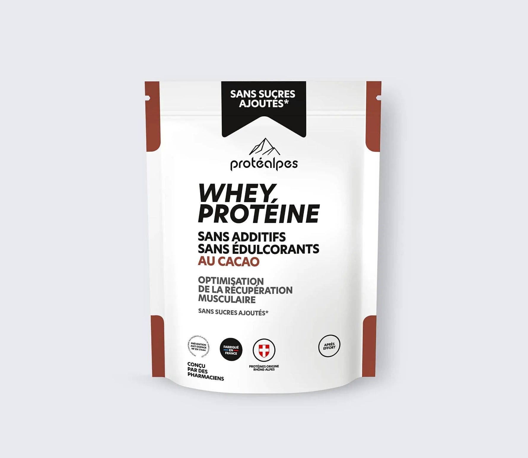 Protéalpes Whey Protéine Sans Sucre - Haute Qualité & Digestion Optimale - KISS NUTRITION