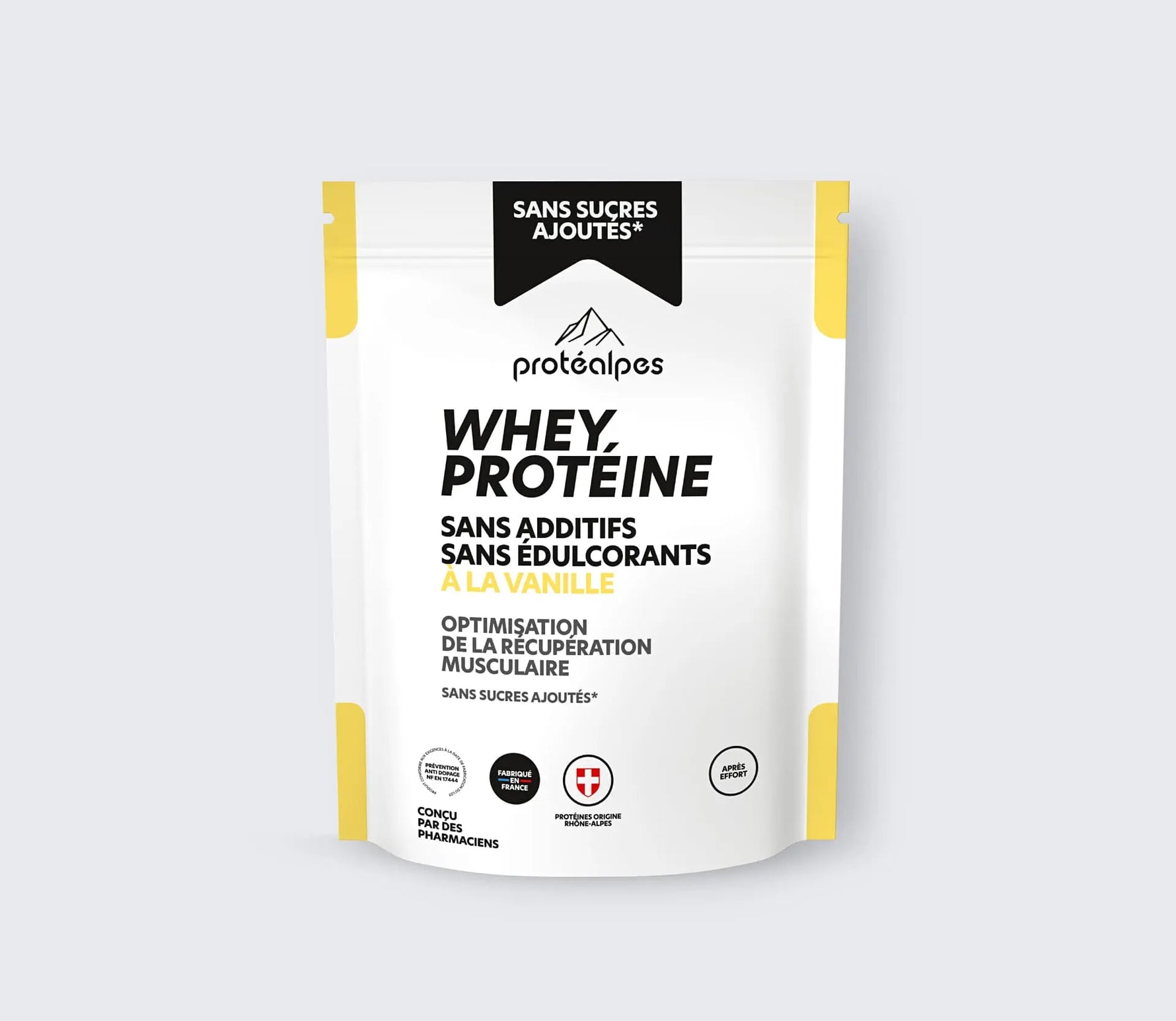 Protéalpes Whey Protéine Sans Sucre - Haute Qualité & Digestion Optimale - KISS NUTRITION