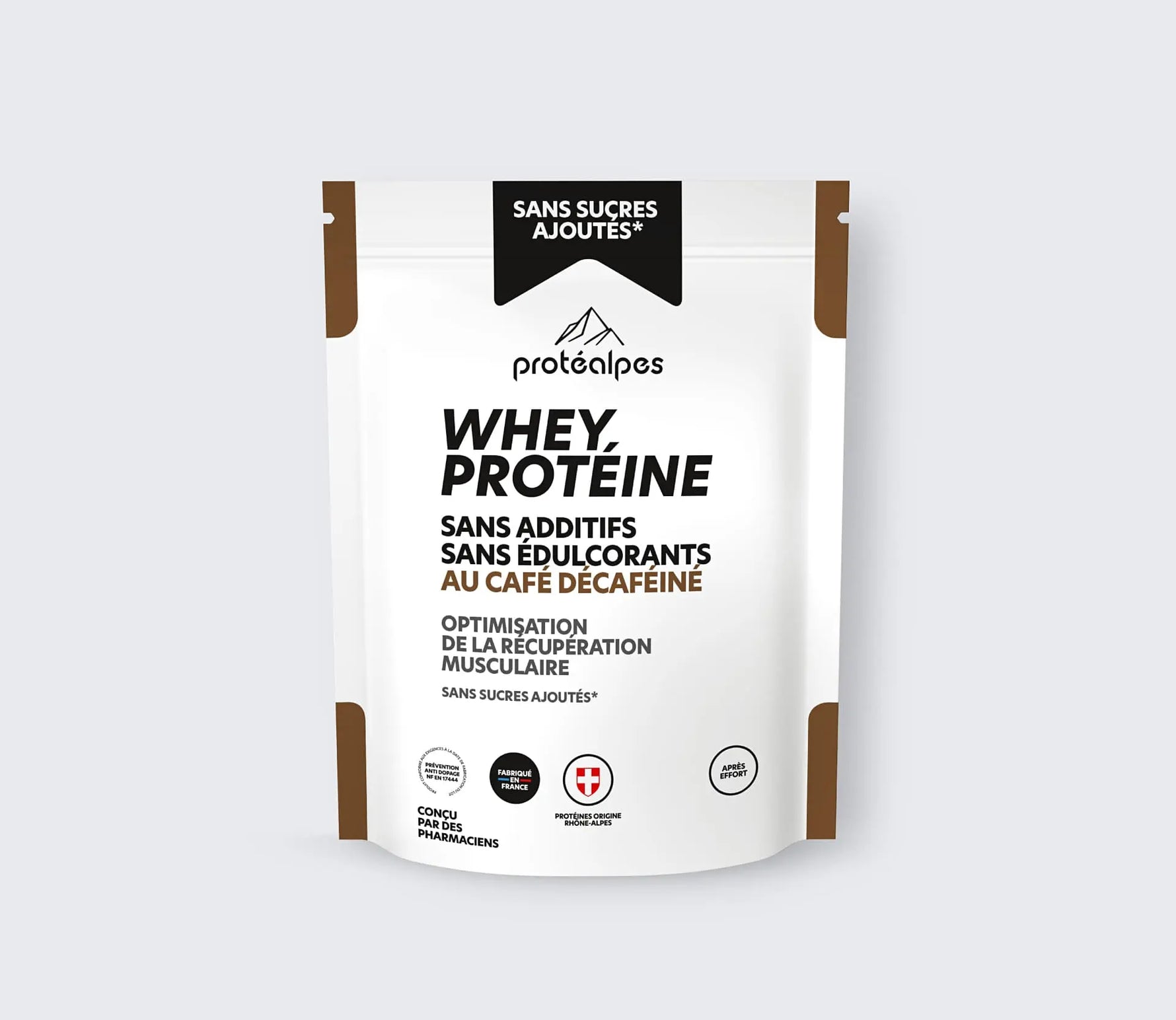 Protéalpes Whey Protéine Sans Sucre - Haute Qualité & Digestion Optimale - KISS NUTRITION
