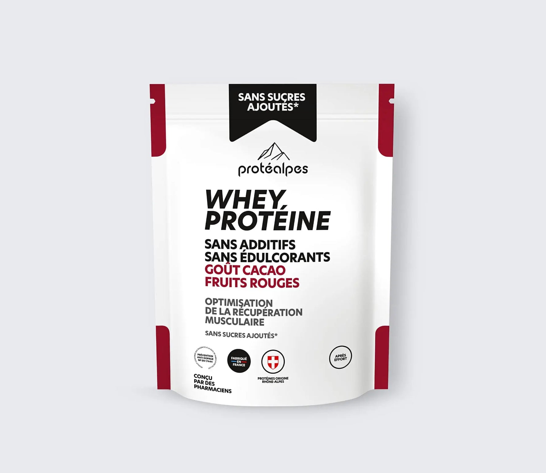 Protéalpes Whey Protéine Sans Sucre - Haute Qualité & Digestion Optimale - KISS NUTRITION