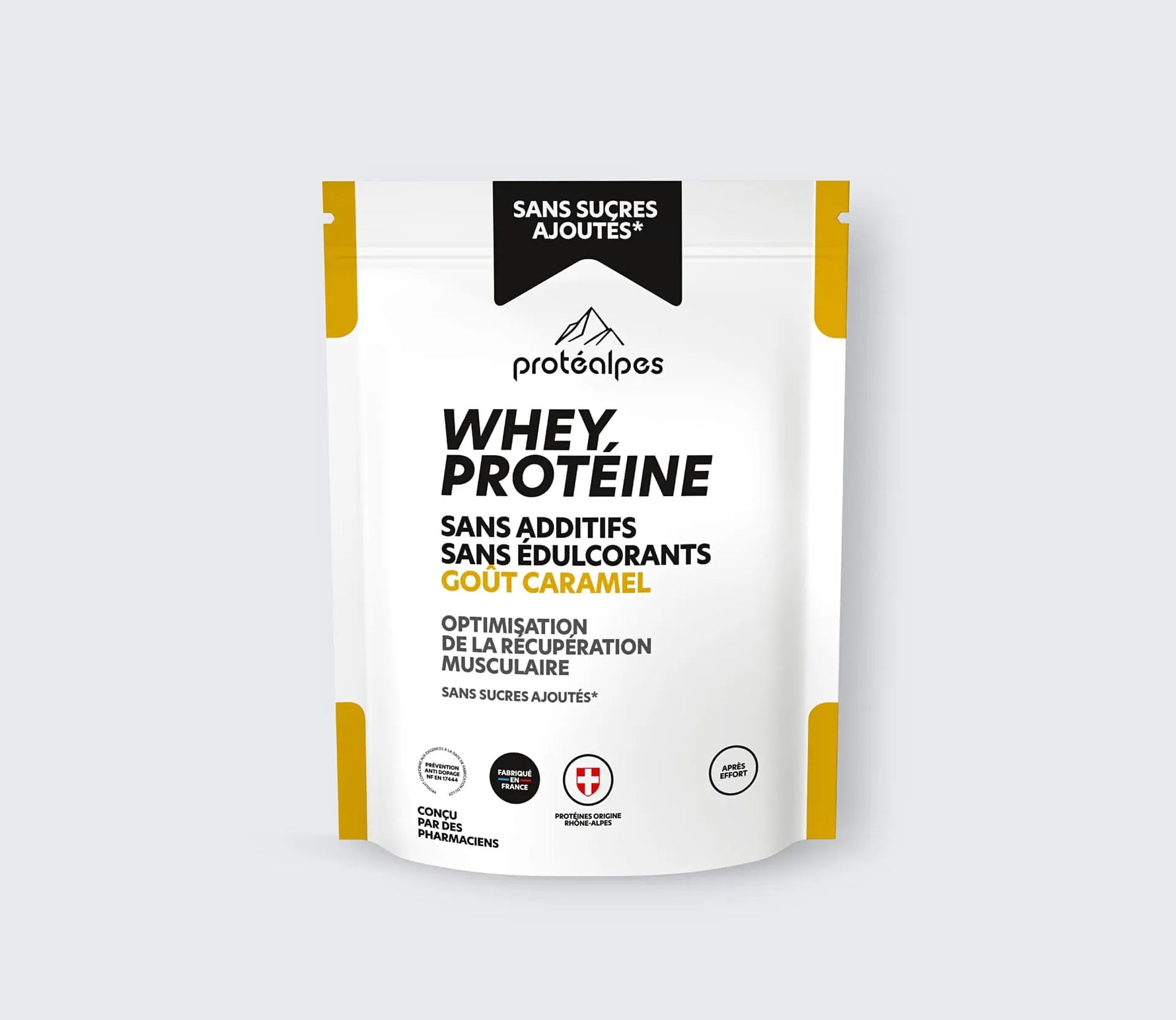 Protéalpes Whey Protéine Sans Sucre - Haute Qualité & Digestion Optimale - KISS NUTRITION