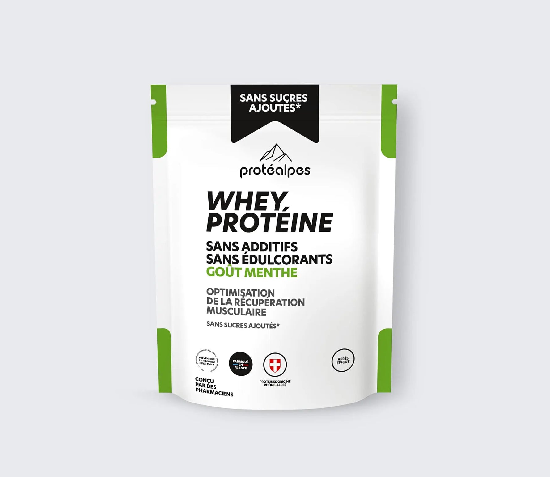 Protéalpes Whey Protéine Sans Sucre - Haute Qualité & Digestion Optimale - KISS NUTRITION