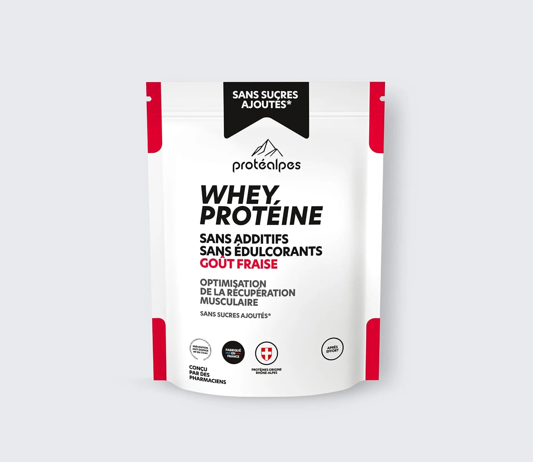 Protéalpes Whey Protéine Sans Sucre - Haute Qualité & Digestion Optimale - KISS NUTRITION