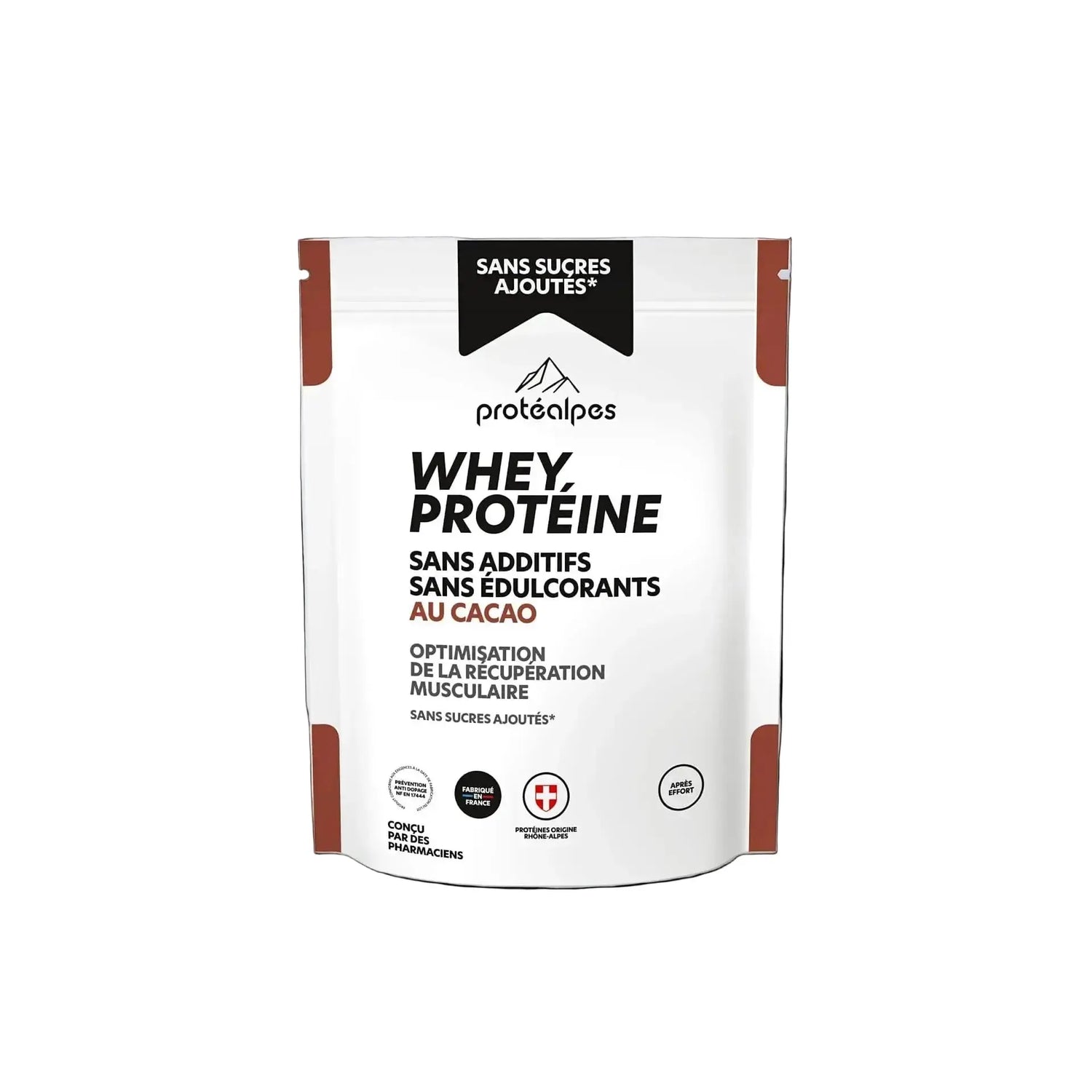 Protéalpes Whey Protéine Sans Sucre - Isolat Pur Sans Additifs Protéalpes