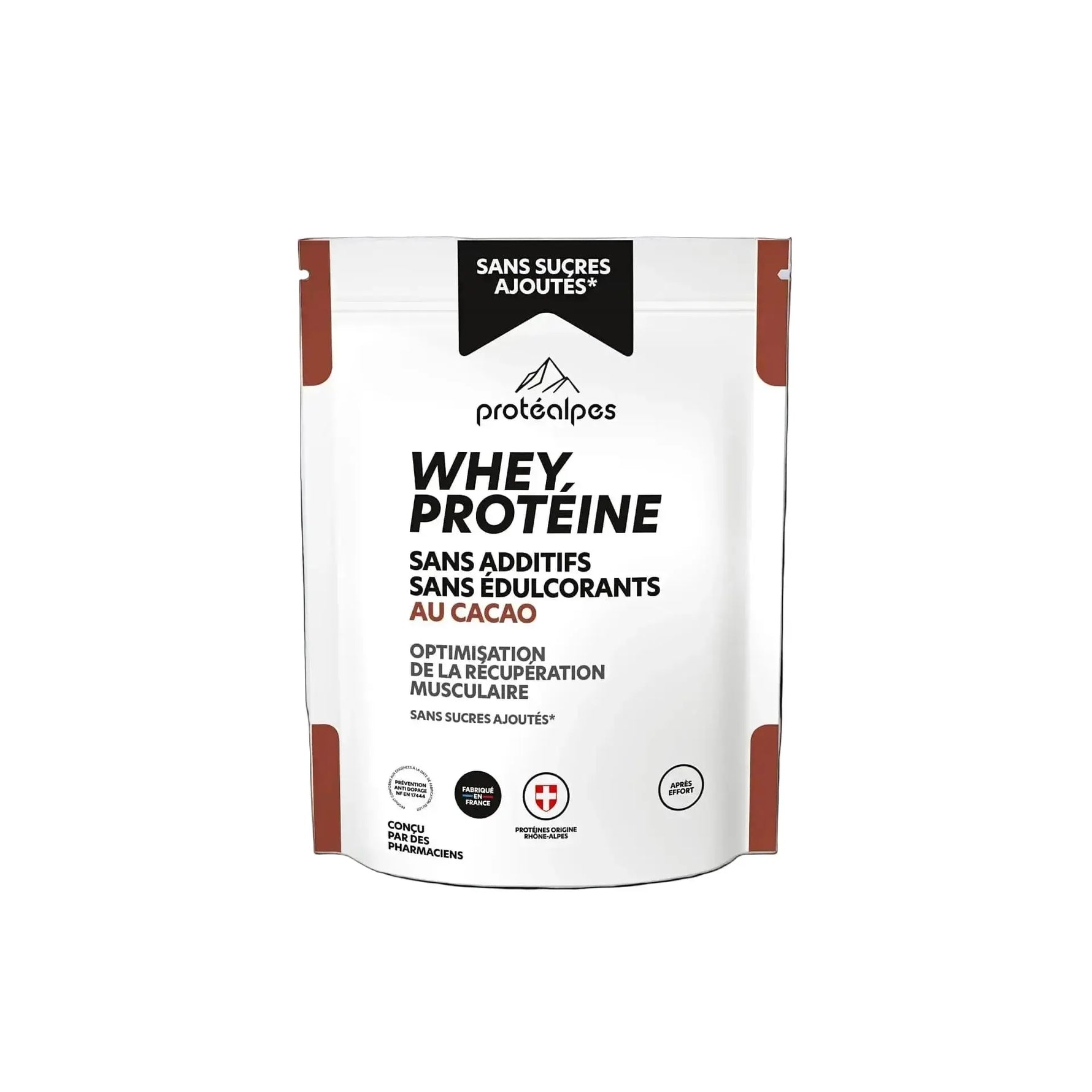 Protéalpes Whey Protéine Sans Sucre - Isolat Pur Sans Additifs Protéalpes