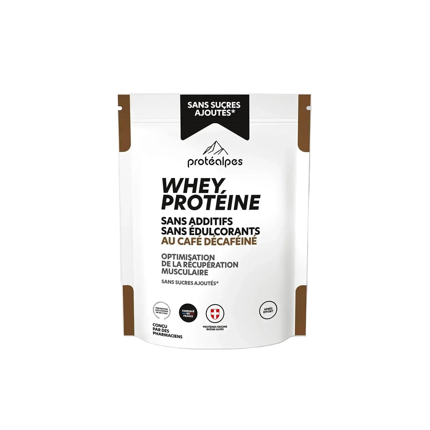 Protéalpes Whey Protéine Sans Sucre - Isolat Pur Sans Additifs Protéalpes