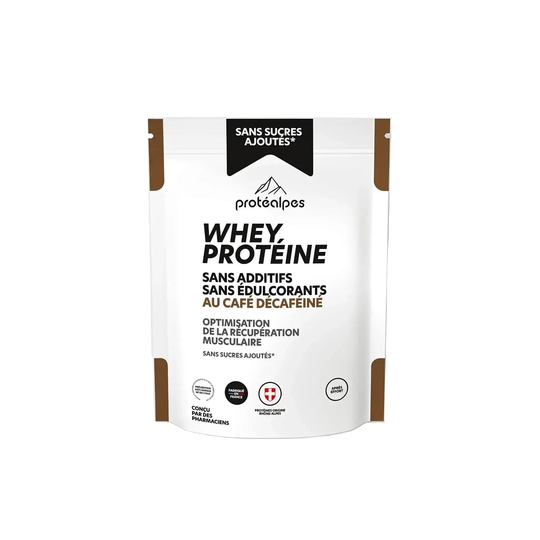 Protéalpes Whey Protéine Sans Sucre - Isolat Pur Sans Additifs Protéalpes