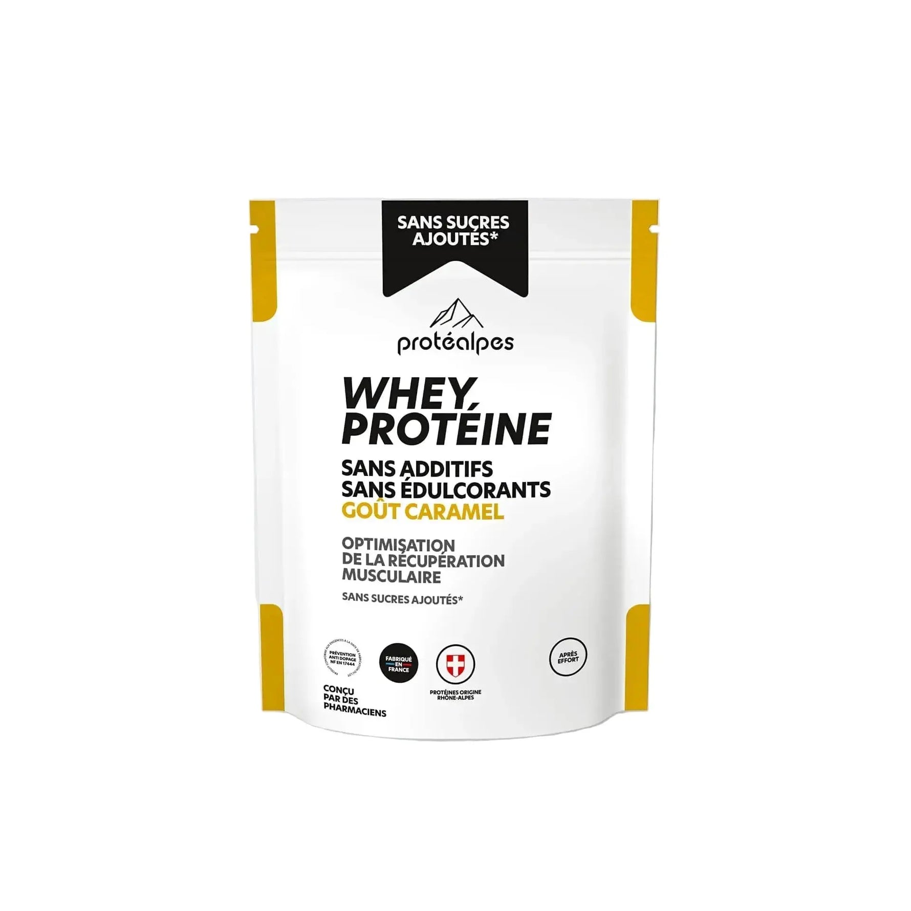 Protéalpes Whey Protéine Sans Sucre - Isolat Pur Sans Additifs Protéalpes
